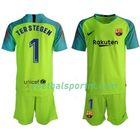 FC Barcelona TER STEGEN 1 Doelman Kind Thuis Tenue 2019-20